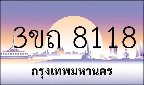 3ขถ 8118